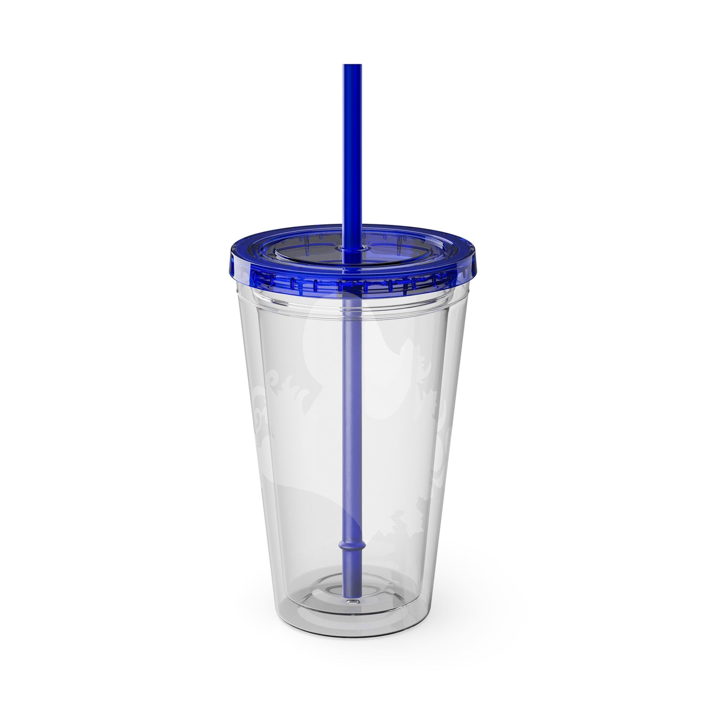 "Reclaimed" Sunsplash Reclaim Tumbler with Straw - 16oz Insulated Acrylic Drinkware for Summer Fun