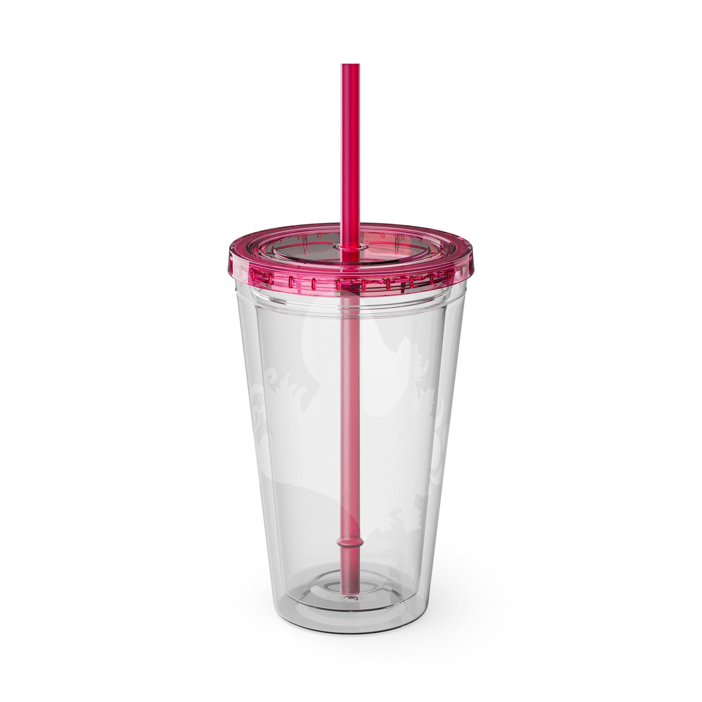 "Reclaimed" Sunsplash Reclaim Tumbler with Straw - 16oz Insulated Acrylic Drinkware for Summer Fun