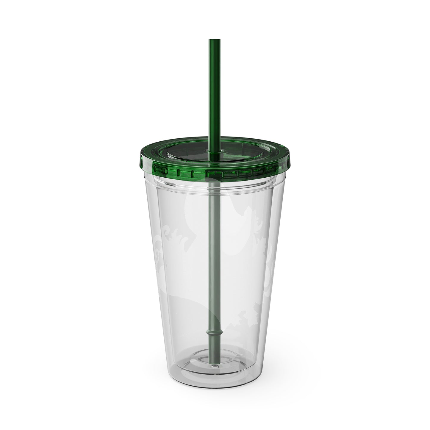 "Reclaimed" Sunsplash Reclaim Tumbler with Straw - 16oz Insulated Acrylic Drinkware for Summer Fun