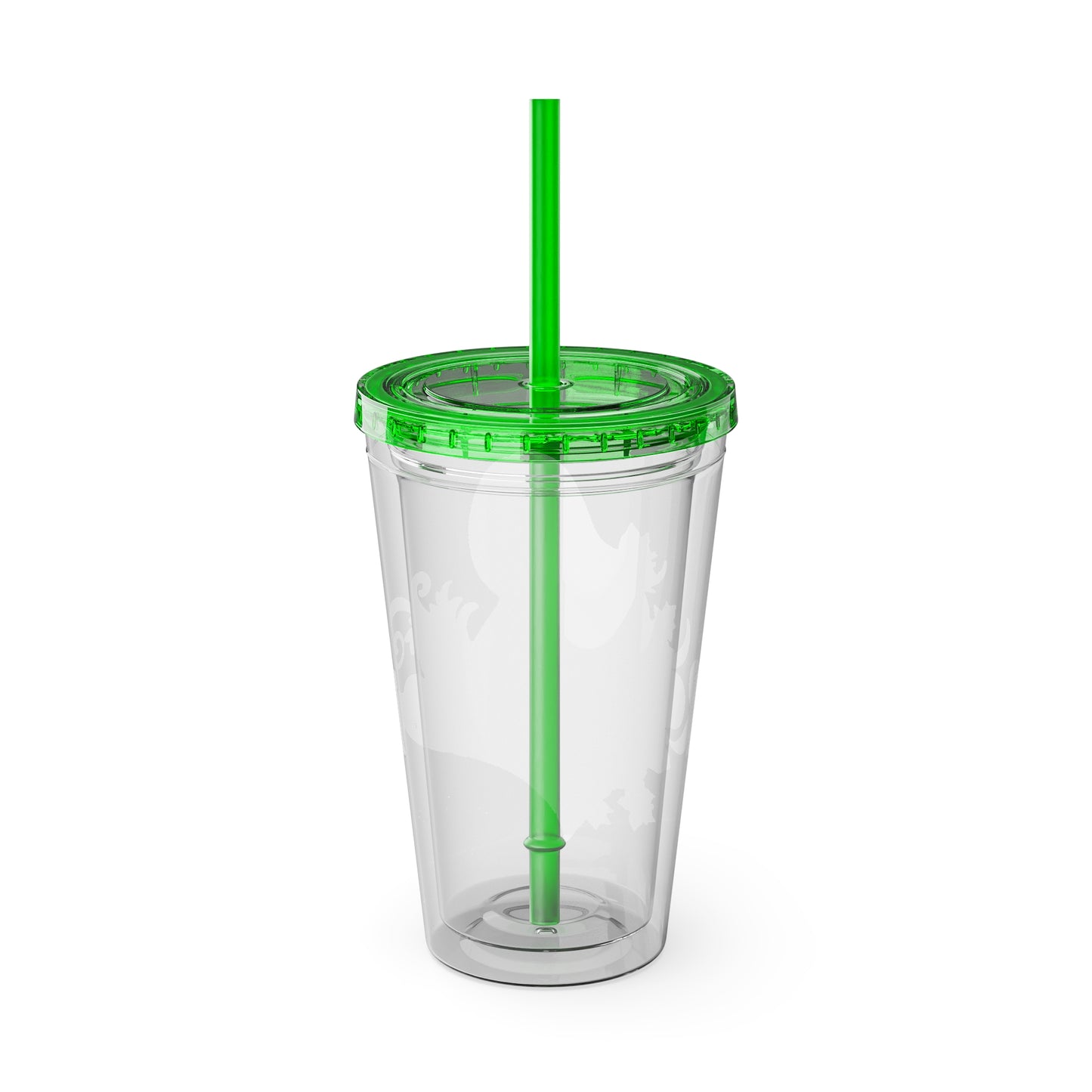 "Reclaimed" Sunsplash Reclaim Tumbler with Straw - 16oz Insulated Acrylic Drinkware for Summer Fun
